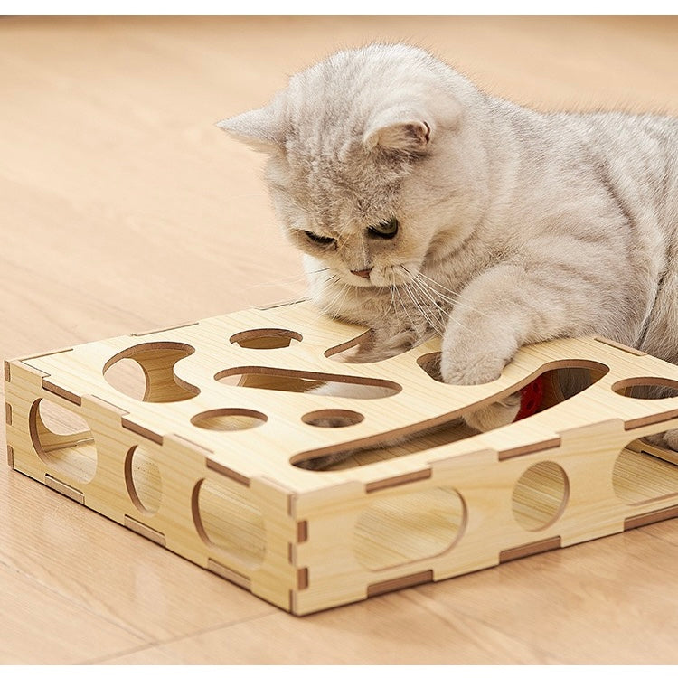 Cat Puzzle Toy, Interactive Toy for Indoor Cats