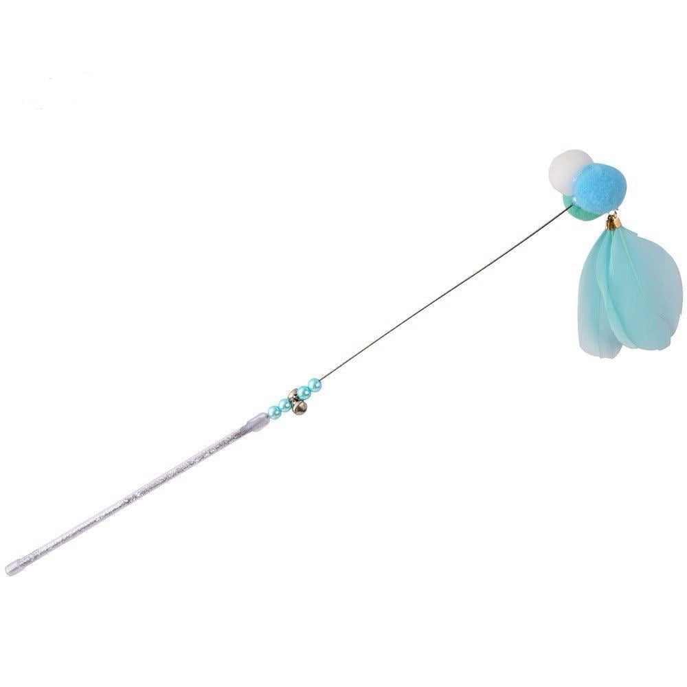 Cat Teaser Stick Toys Cat Feather Stick