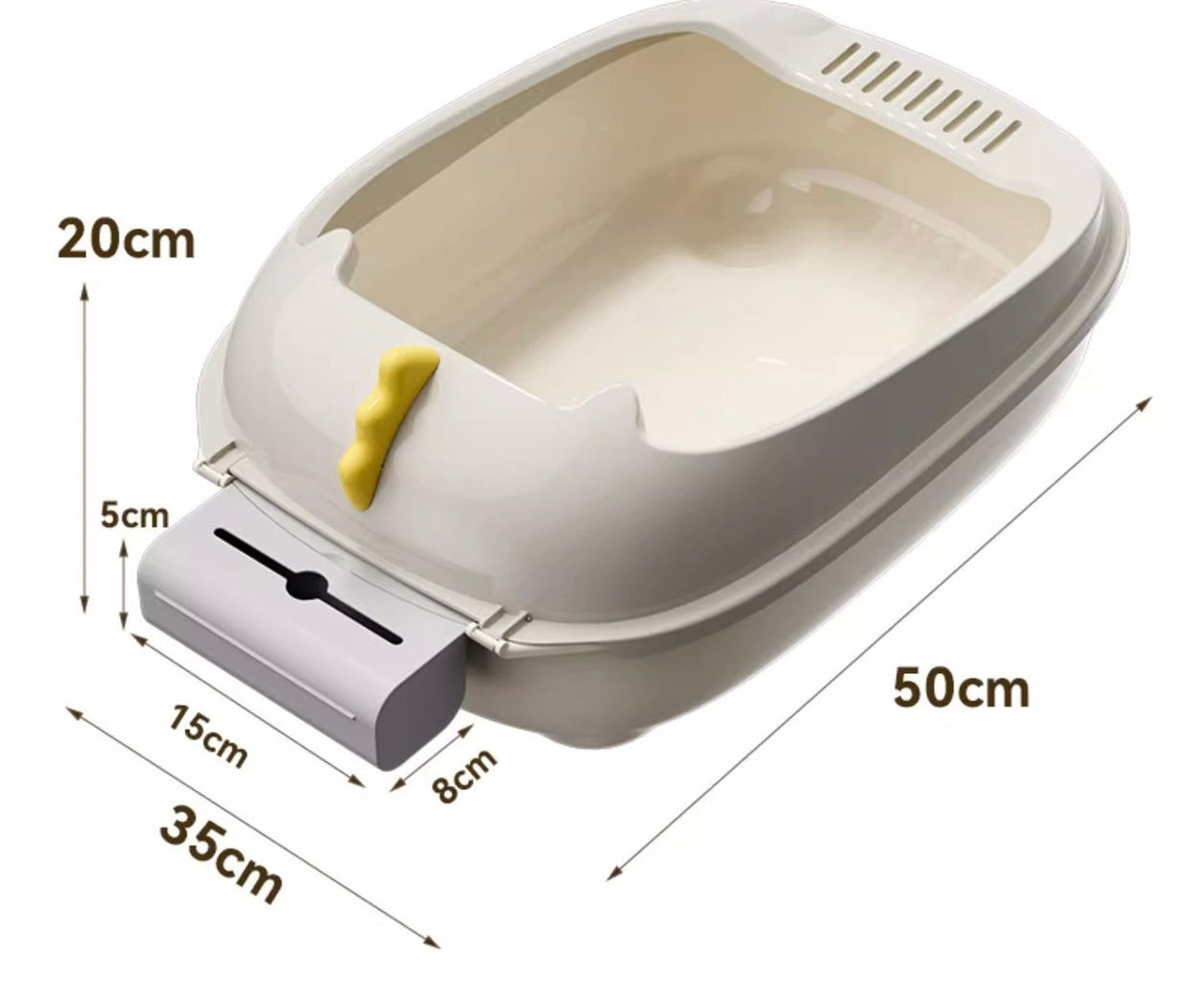 Stylish Cat Litter Box Cat Toilet (3 colors)