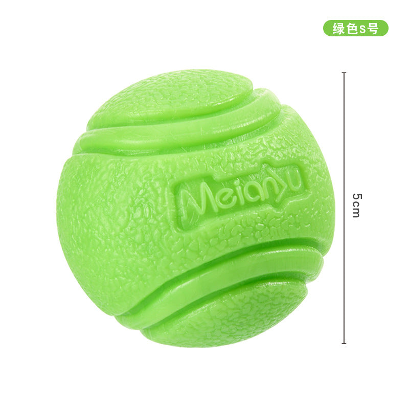 Meianju Durable Bouncy Dog Toys Pet Chew Toys Ball