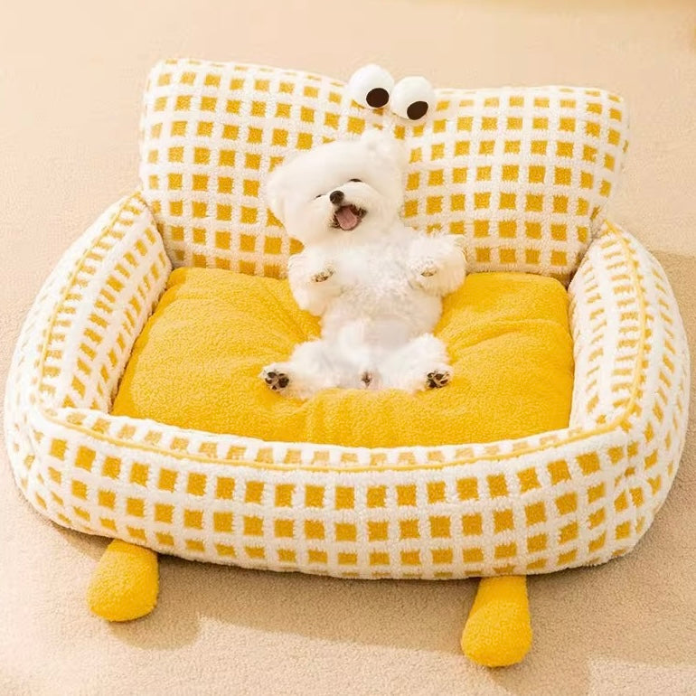 Cute Eyes Soft Bed for Cats & Dogs (2 colors)