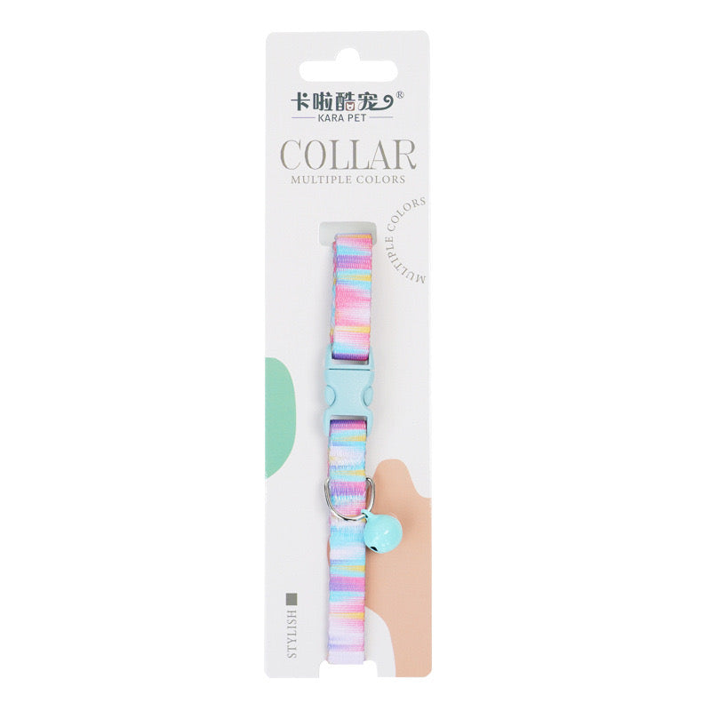 Cute Collar for Small Dog & Cat with Bell (8 designs)