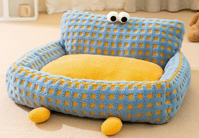 Cute Eyes Soft Bed for Cats & Dogs (2 colors)