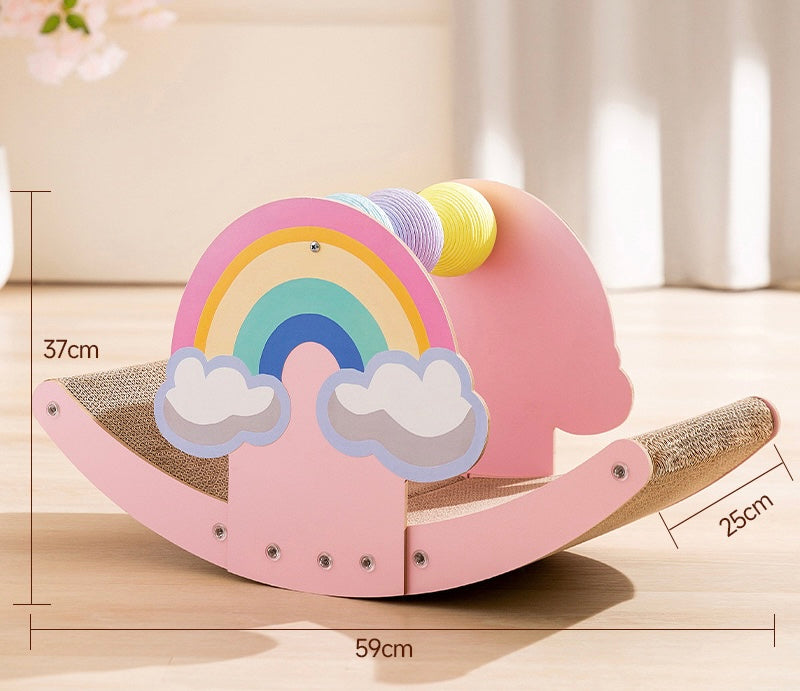Rainbow Cat Scratcher Premium