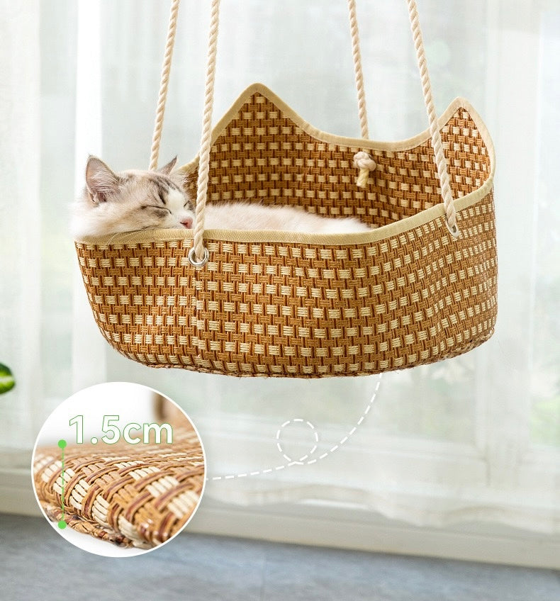 Bamboo Hammock for Cats
