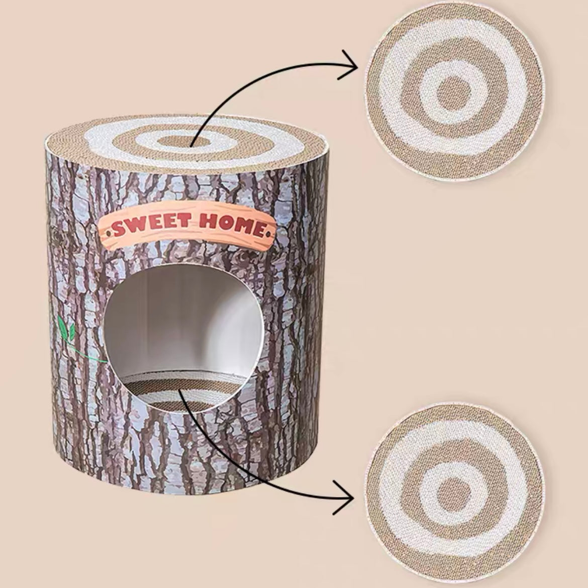 Tree Hole Cat Scratcher