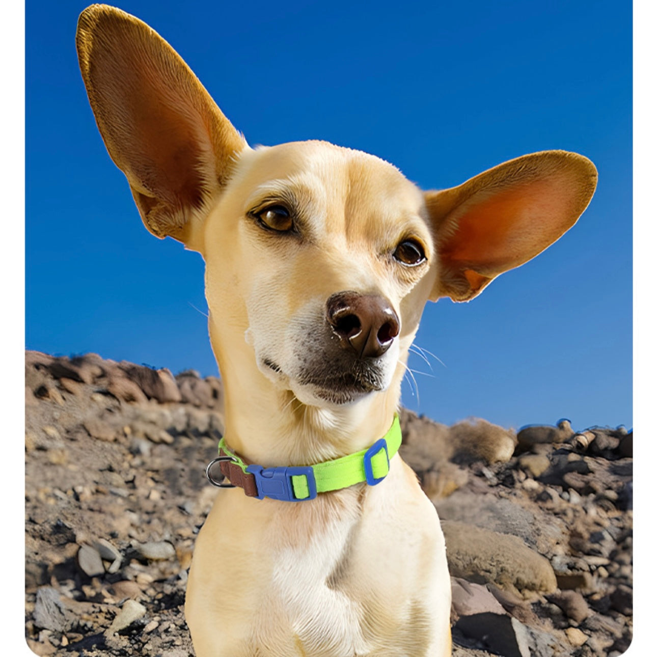 Colorful Premium Collar with Leash Set