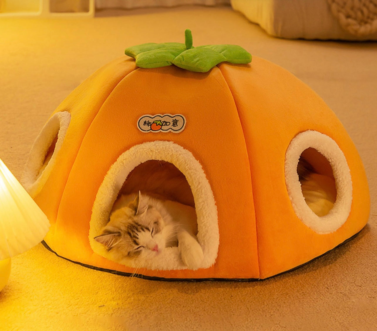 Persimmon soft bed for cats and small dogs
