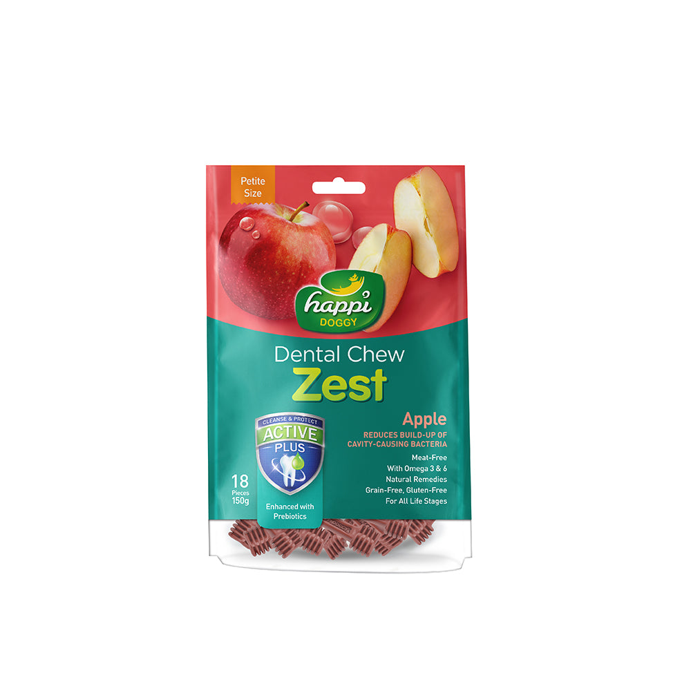 Happi Doggy Apple Dental Chew Zest Petite 150g