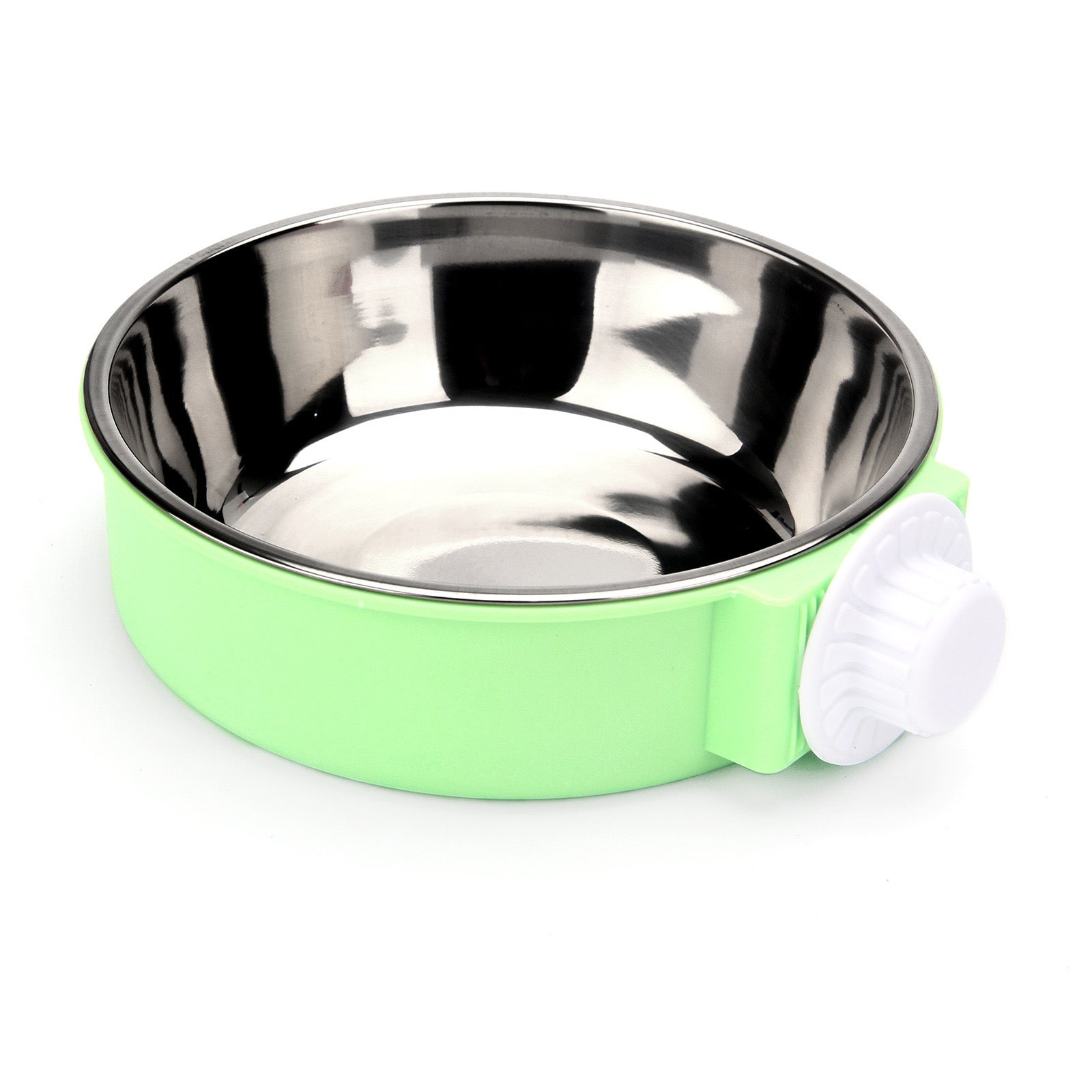 Pet Food & Water Bowl Attachable to Cage Hanging Bowl