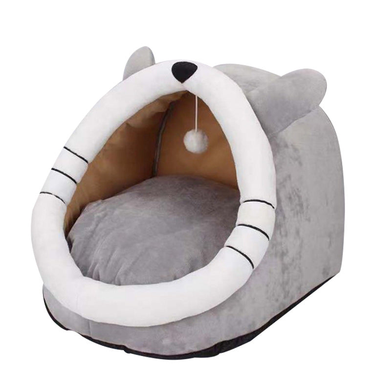 Big Cosy House Totoro Style Warm Bed House for Cat & Dog