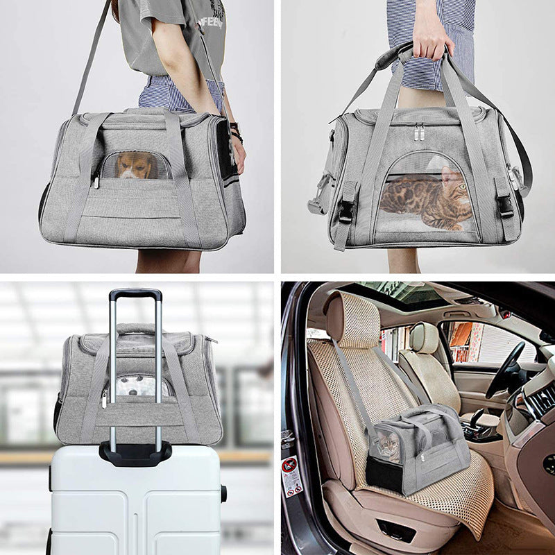 Pet Travel Bag Carrier Breathable for Cats and Small dogs (3 colors)