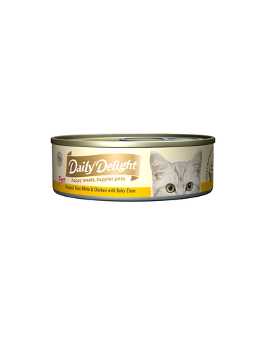 [Buy 5 Get 1 Free] Daily Delight Canned Cat Food 80g