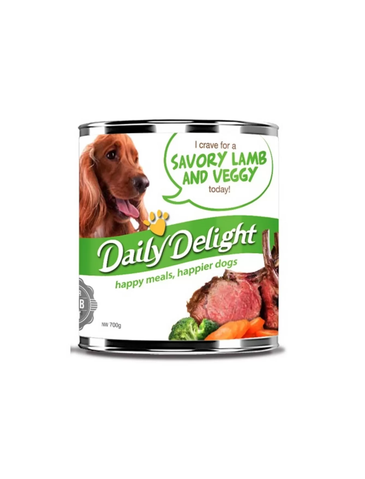 [Buy 3 Get 1 Free] Daily Delight Juicy Canned Dog Food 375g