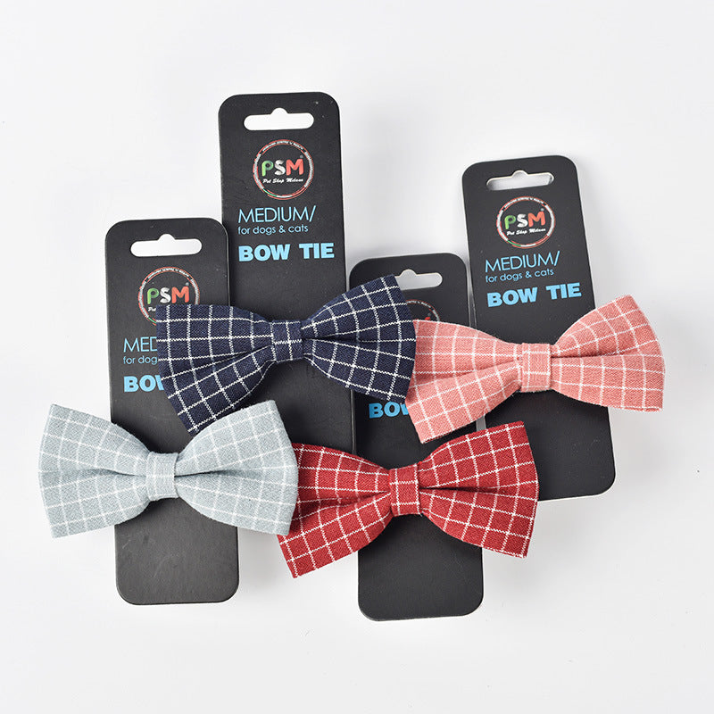 PSM Adjustable Bow Tie Collar for Cat & Dog