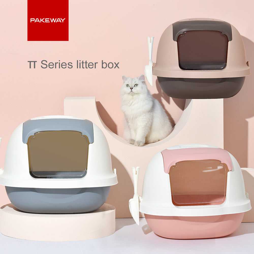 Pakeway TT Series Cat Litter Box Eco-friendly Cat Toilet