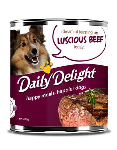 [Buy 3 Get 1 Free] Daily Delight Juicy Canned Dog Food 375g