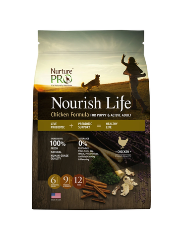 Nurture Pro Nourish Life Chicken Puppy & Adult Dog Dry Food (3 Sizes)
