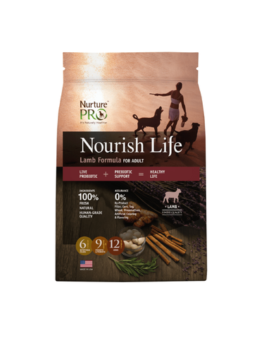 Nurture Pro Nourish Life Lamb Formula for Adult Dog Dry Food (3 Sizes)