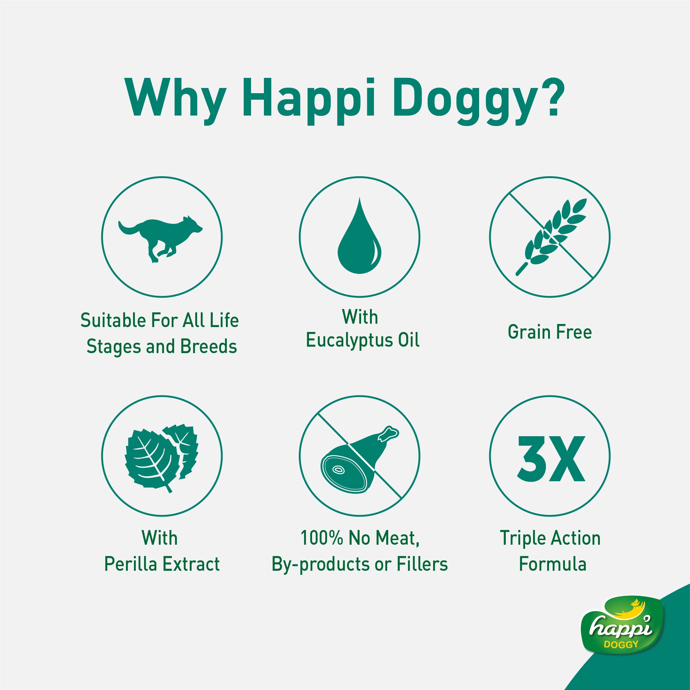 Happi Doggy Apple Dental Chew Zest 4" Box (50 pcs)