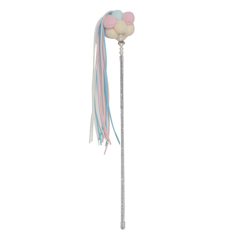 Cat Teaser Fairy Stick Toys Cat Feather Stick