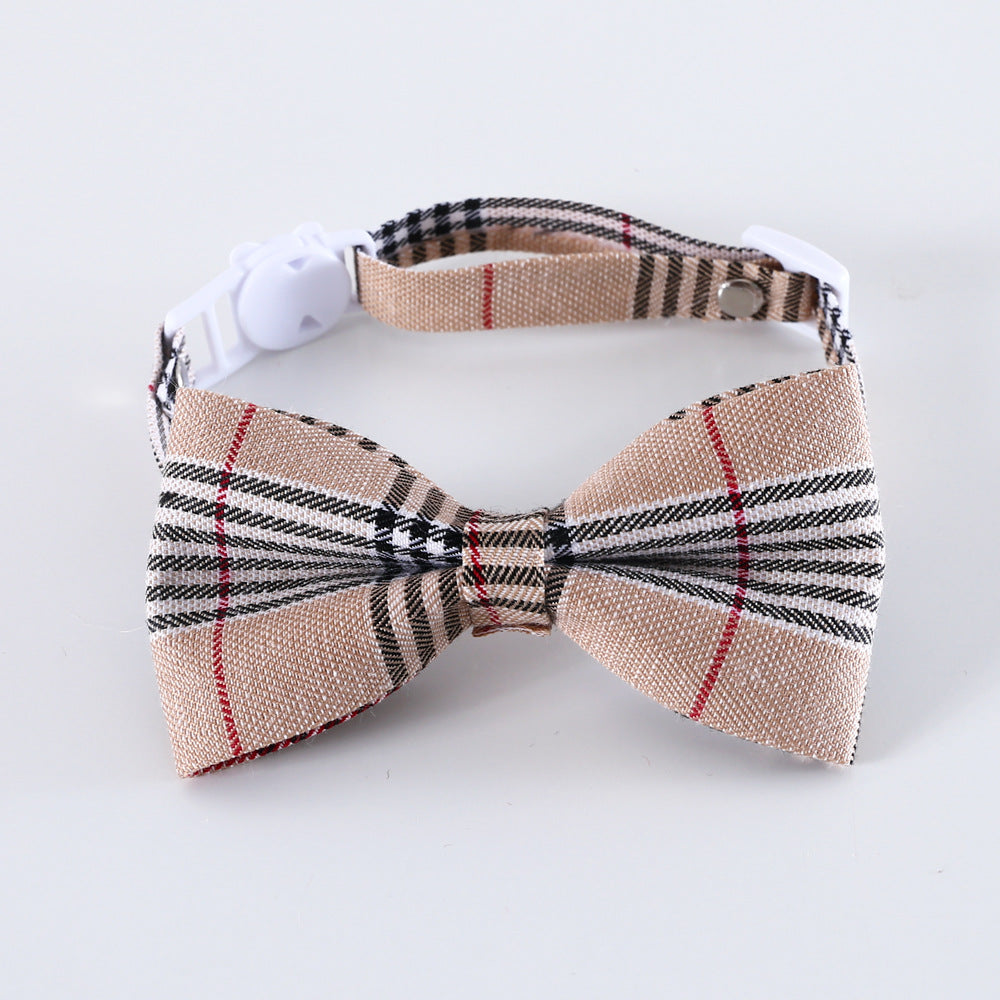 British Style Adjustable Tie & Bow Tie for Cat & Dog