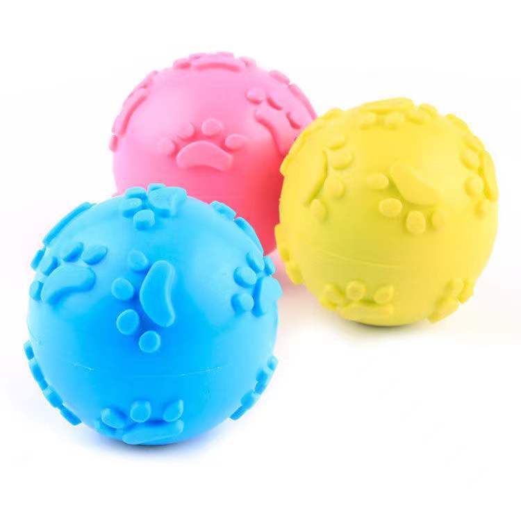 Durable Bouncy TPR Dog Toys Pet Chew Toys Ball