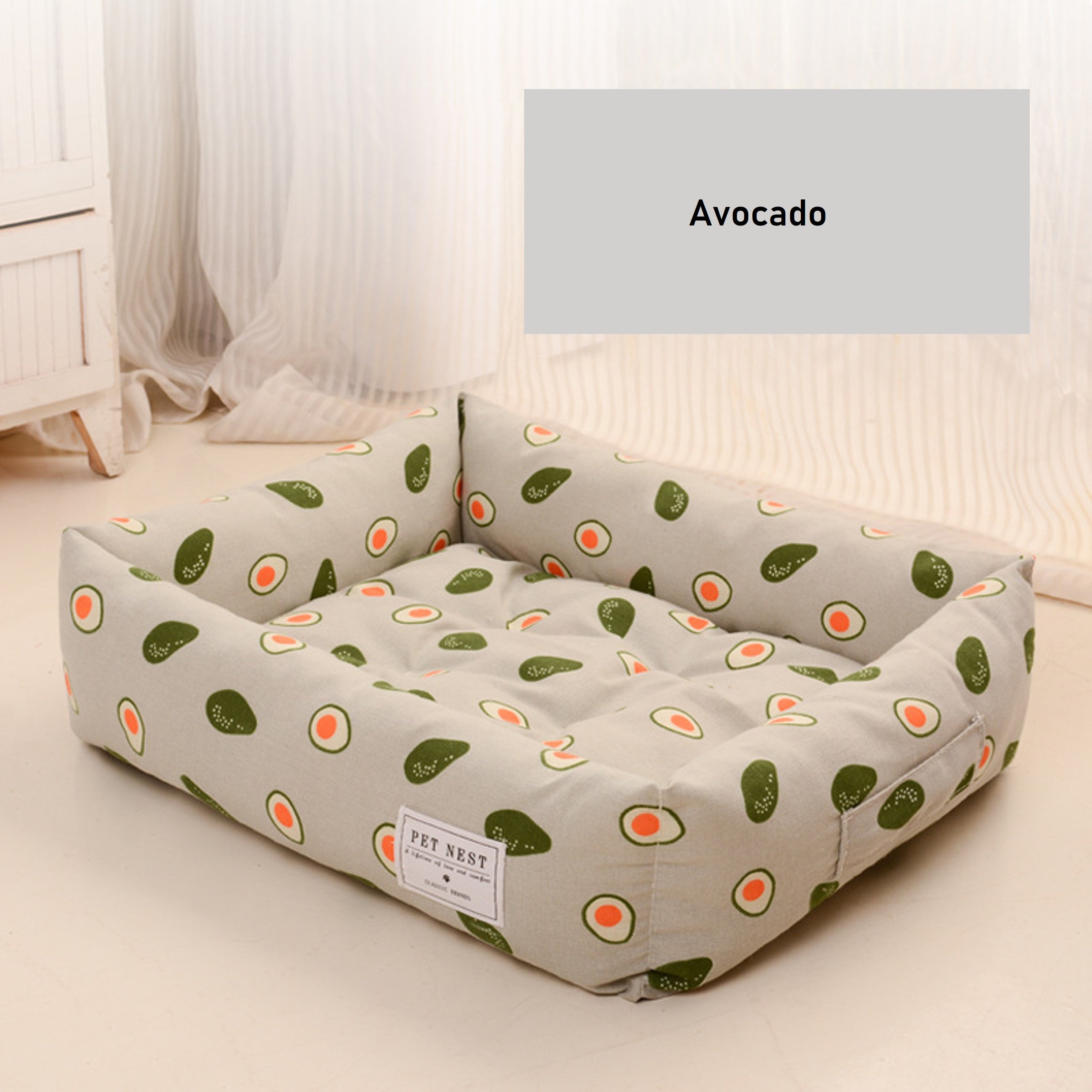 Pet Nest Soft Warm Plush Cushion Bed (Separable)