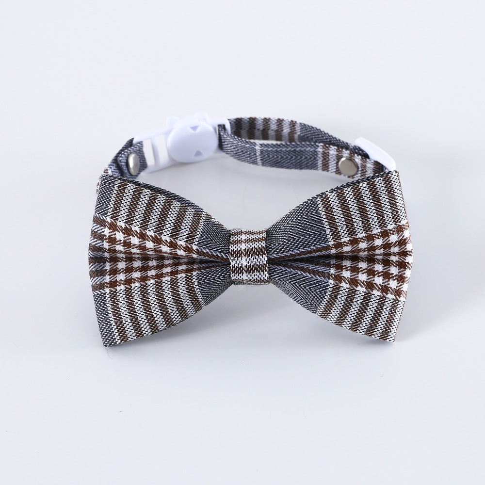 British Style Adjustable Tie & Bow Tie for Cat & Dog