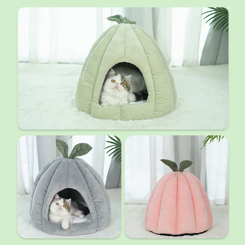 Melon Shape Bed for Cat & Dog
