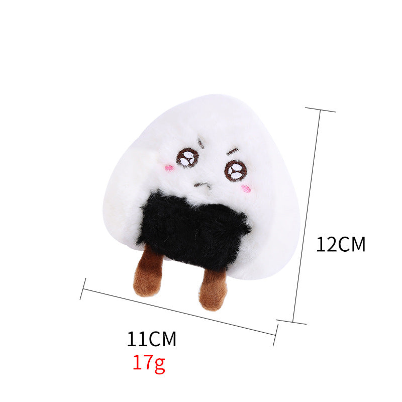 Cute Sushi Onigiri Plush Toy For Dog & Cat