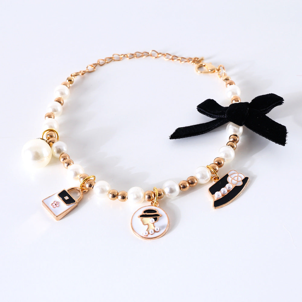 Pearl Collar Adjustable for Dog & Cat