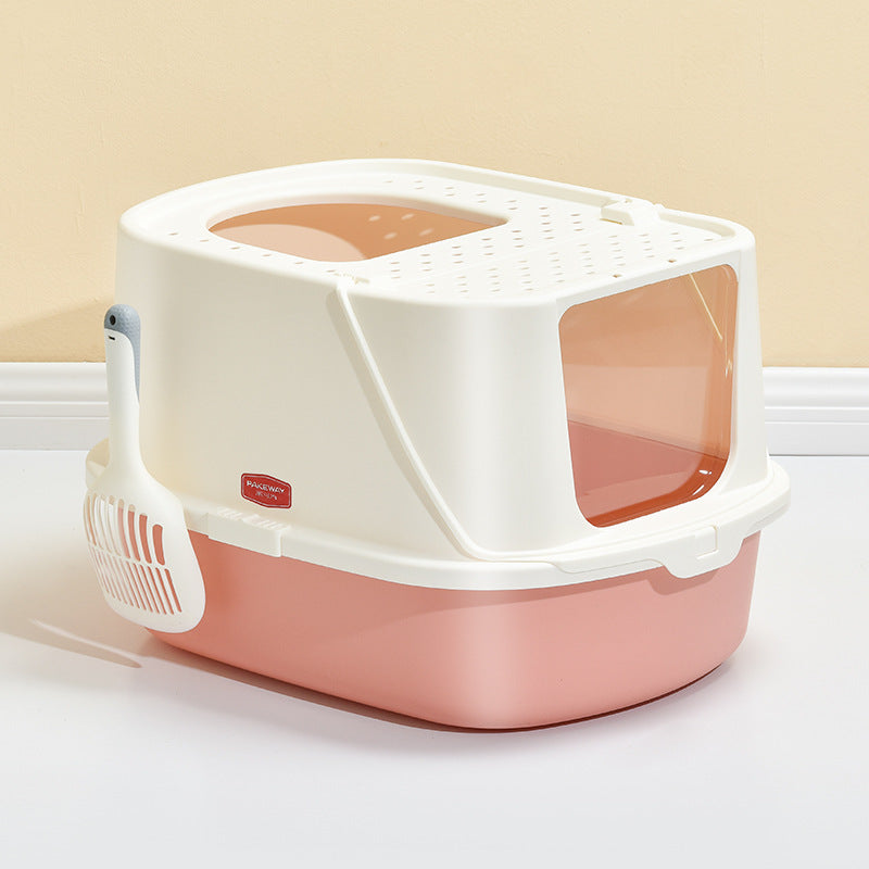 Pakeway Ark Cat Litter Box with Top Exit