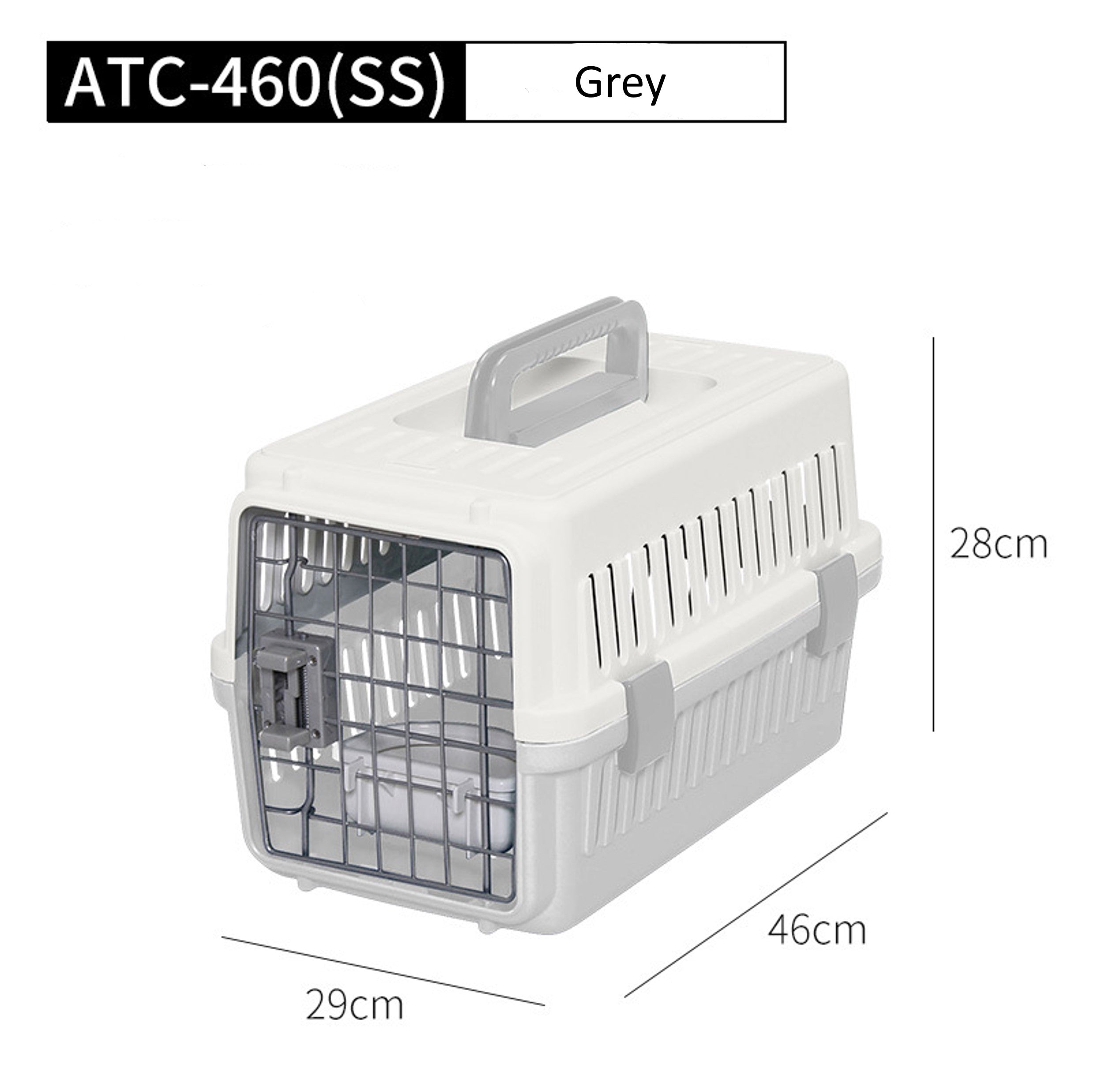 Iris Ohyama IATA Approved Air Travel Carrier for Cats & Dogs (3 sizes & 5 colours)