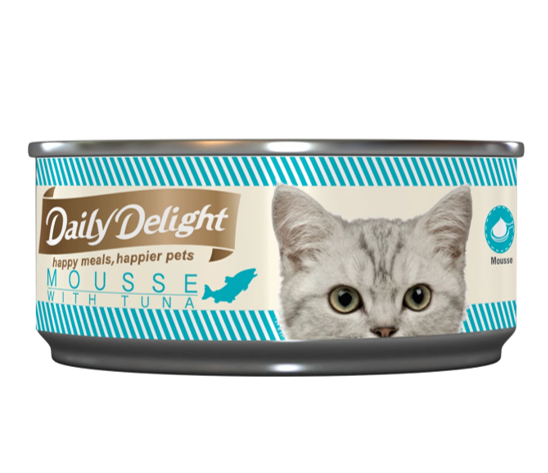 Daily Delight Mousse with Tuna Canned Cat Food 80g