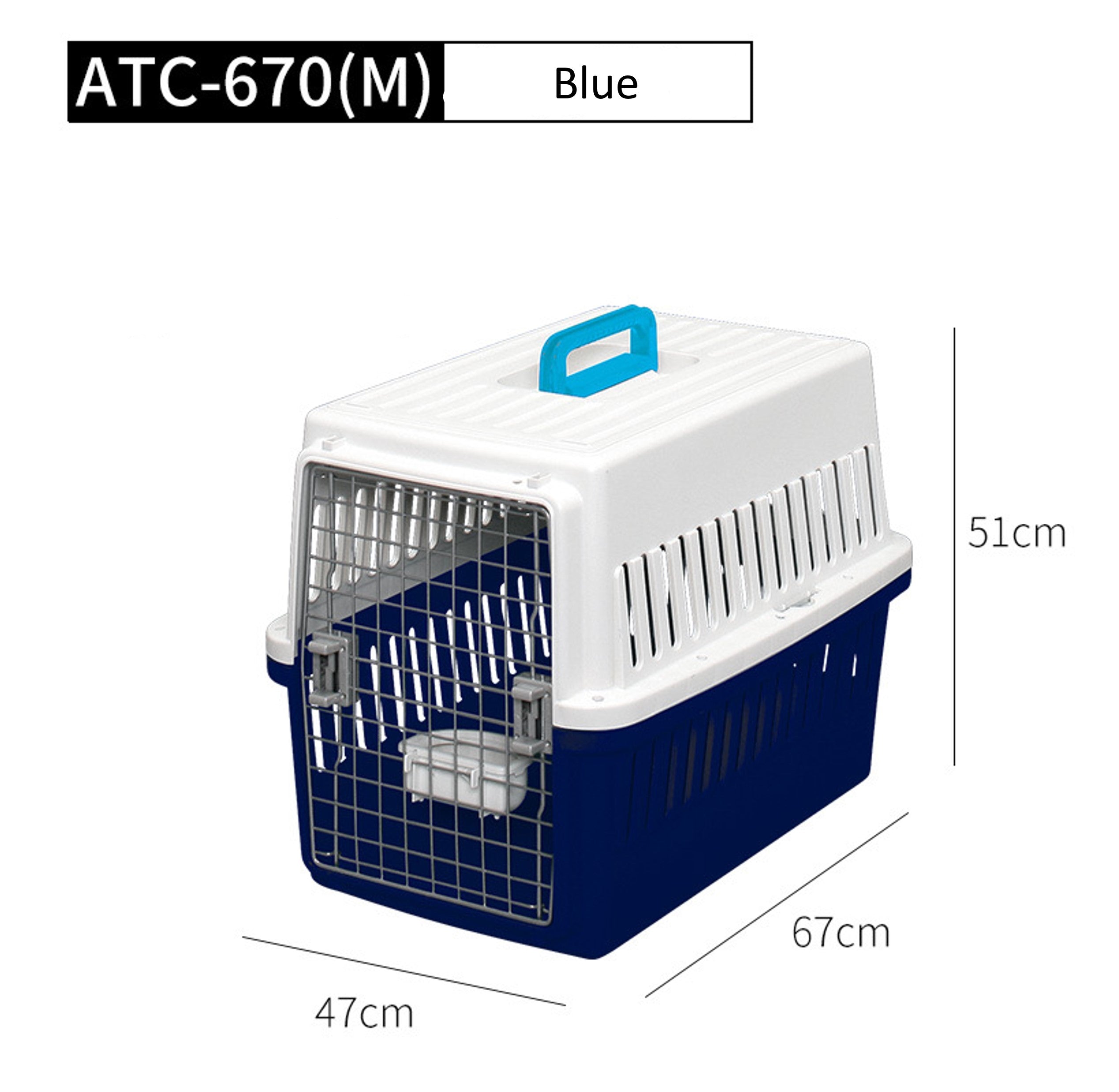 Iris Ohyama IATA Approved Air Travel Carrier for Cats & Dogs (3 sizes & 5 colours)