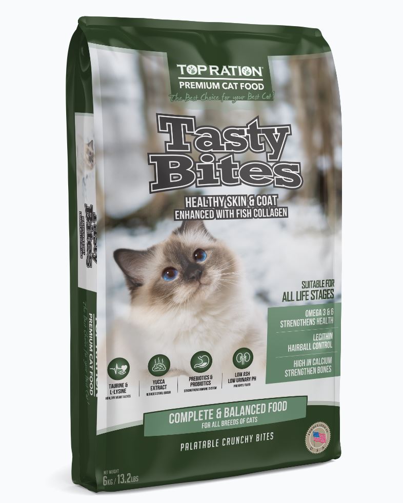 Top Ration Tasty Bites Cat Dry Food (2 sizes)