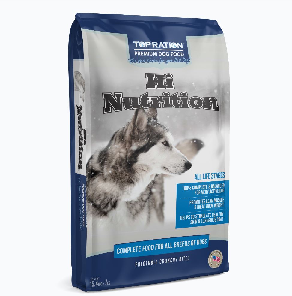 Top Ration Hi Nutrition Dog Dry Food (2 sizes)