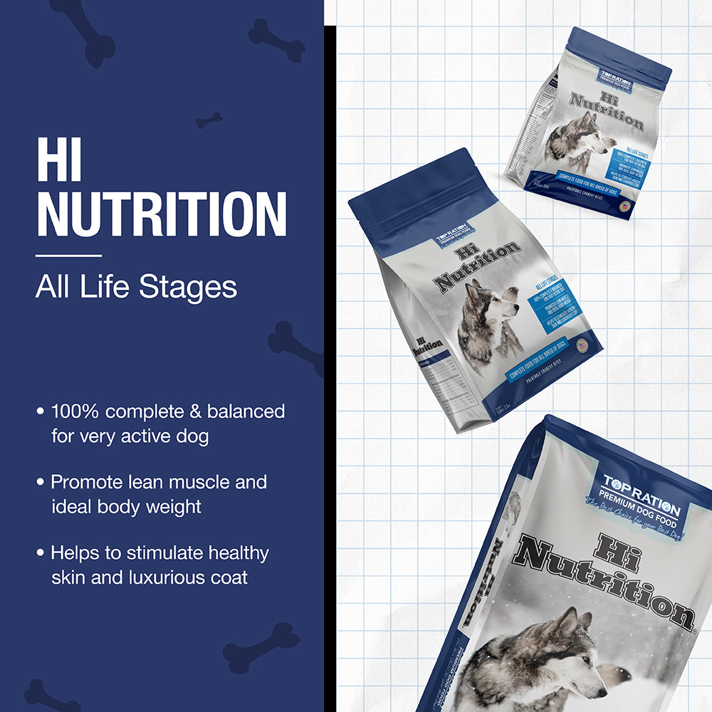 Top Ration Hi Nutrition Dog Dry Food (2 sizes)