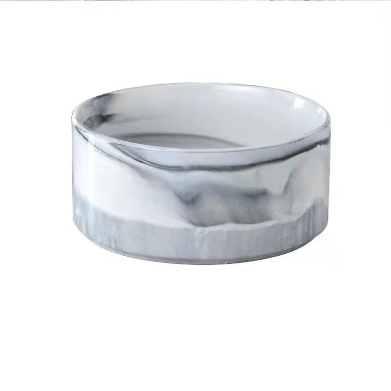 Ceramic Bowl with Wooden Holder For Cat & Dog