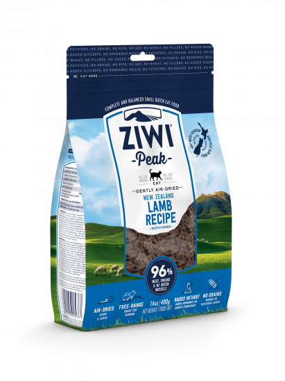 Ziwipeak Air Dried Lamb Cat Food 400g
