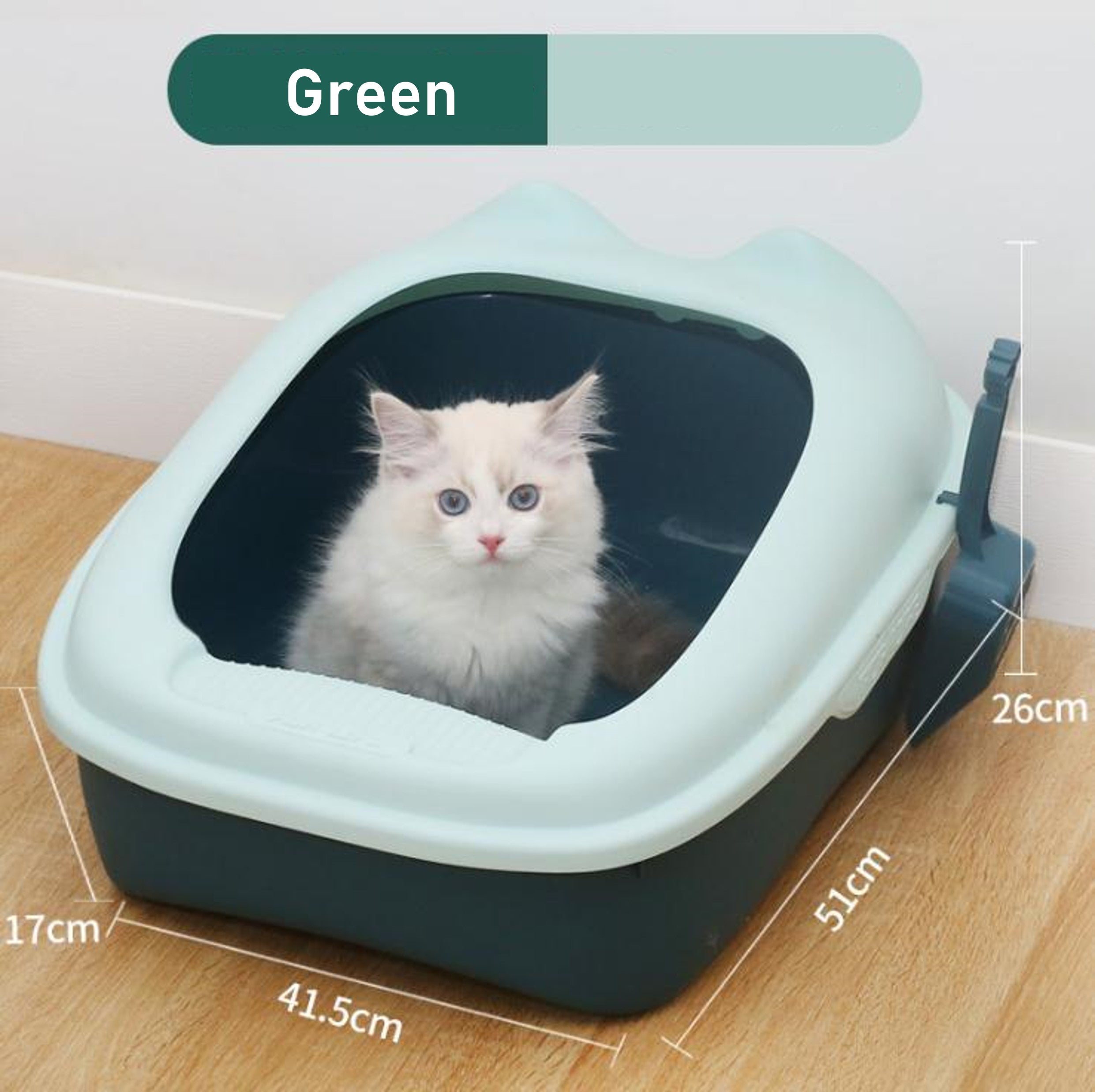 Stylish Cat Litter Box Cat Toilet (3 colors)