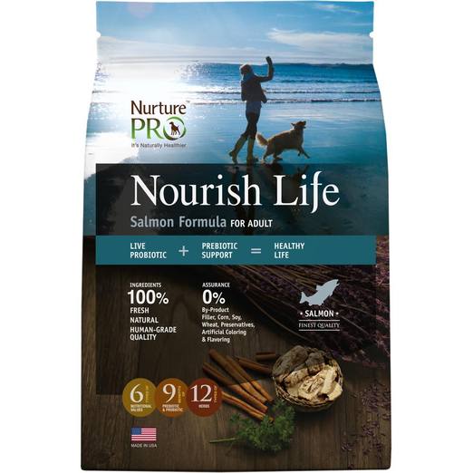Nurture Pro Nourish Life Salmon Formula for Adult Dog Dry Food (3 sizes)