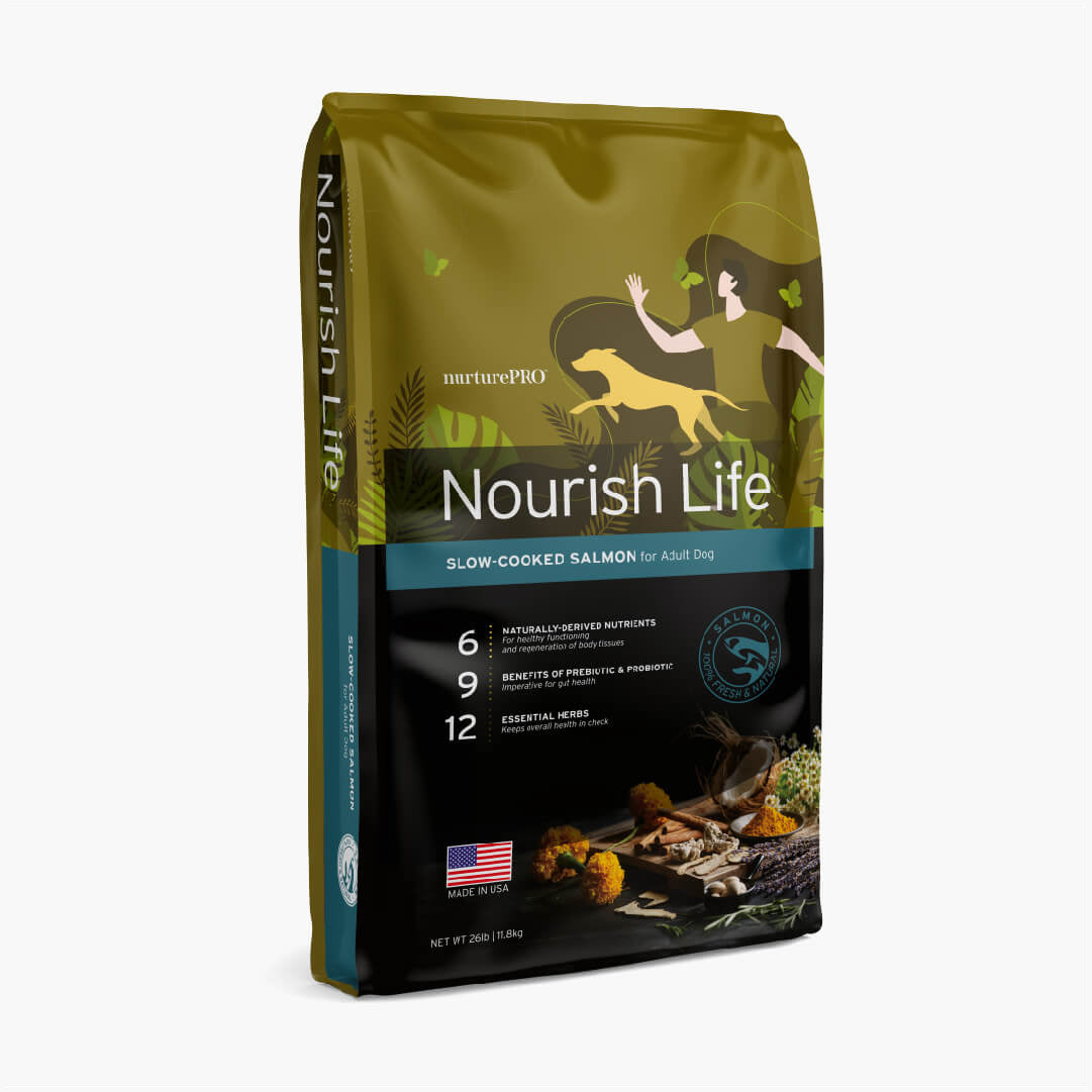 Nurture Pro Nourish Life Salmon Formula for Adult Dog Dry Food (3 sizes)