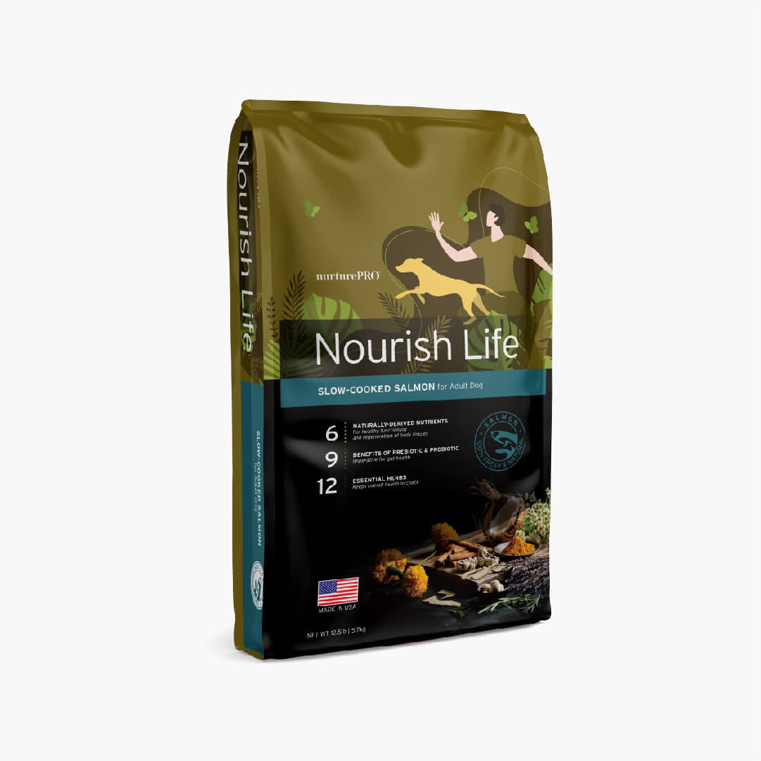 Nurture Pro Nourish Life Salmon Formula for Adult Dog Dry Food (3 sizes)