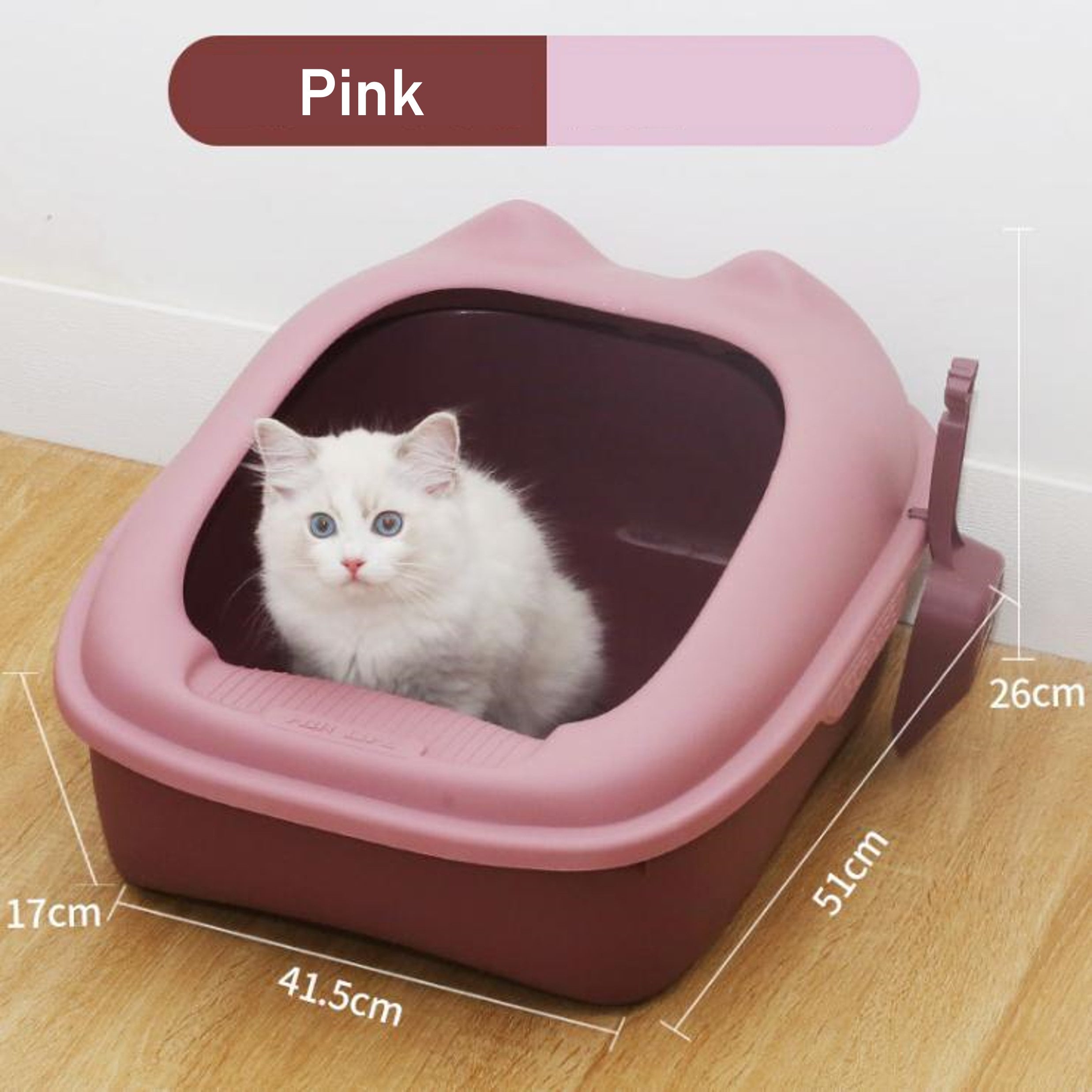 Stylish Cat Litter Box Cat Toilet (3 colors)
