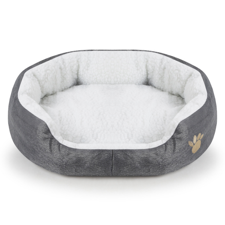 Pet Soft Warm Plush Cushion Bed