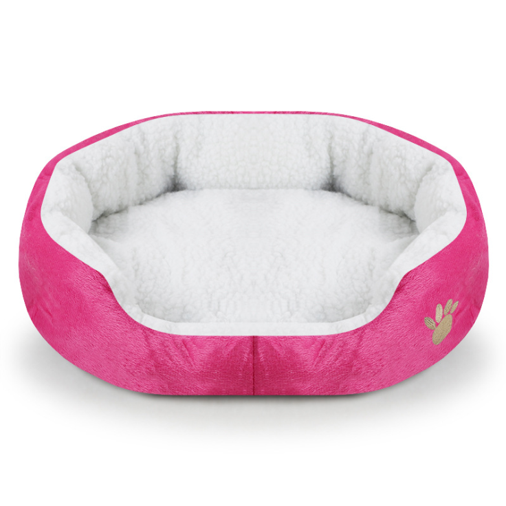 Pet Soft Warm Plush Cushion Bed