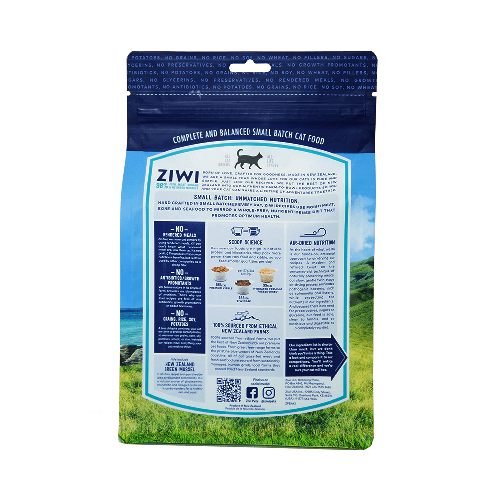 Ziwipeak Mackerel & Lamb Air Dried Cat Dry Food 400g