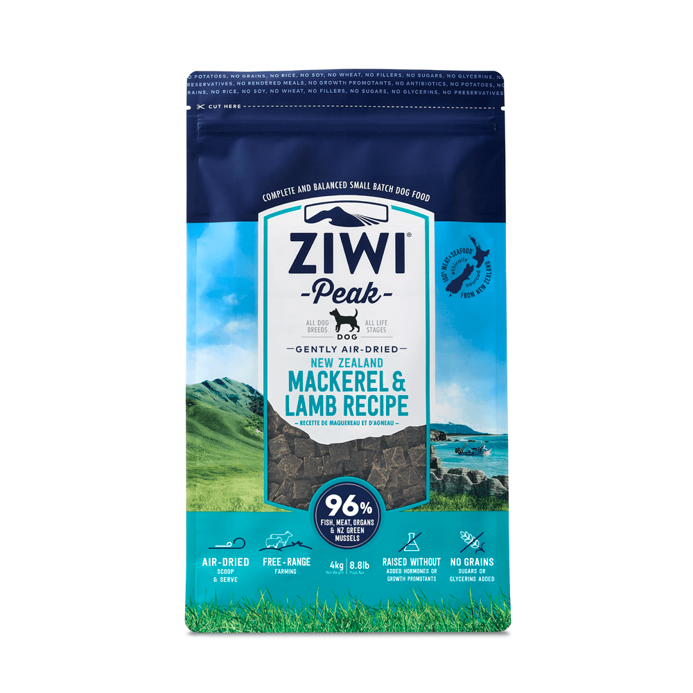 Ziwipeak Mackerel & Lamb Air Dried Dog Food 454g